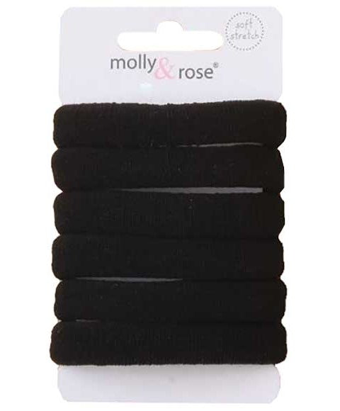 Molly And Rose  Jersey Elastics Black 6791