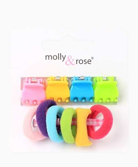 Molly And Rose Mini Clamps Jersey Elastics 8349