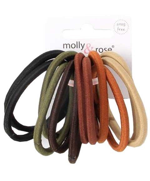 Molly And Rose  Naturals Mix Elastic Bands Assorted 6025