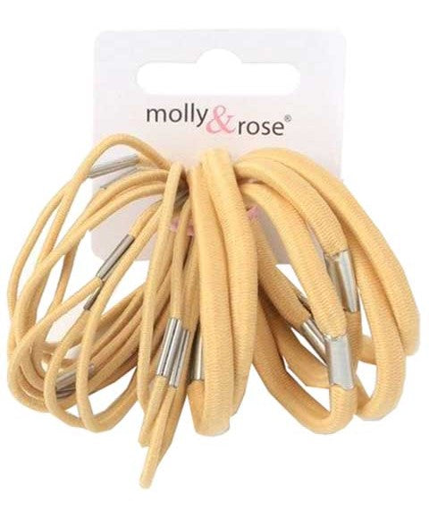 Molly And Rose  Natural Mixed Elastic Band Assorted 8088