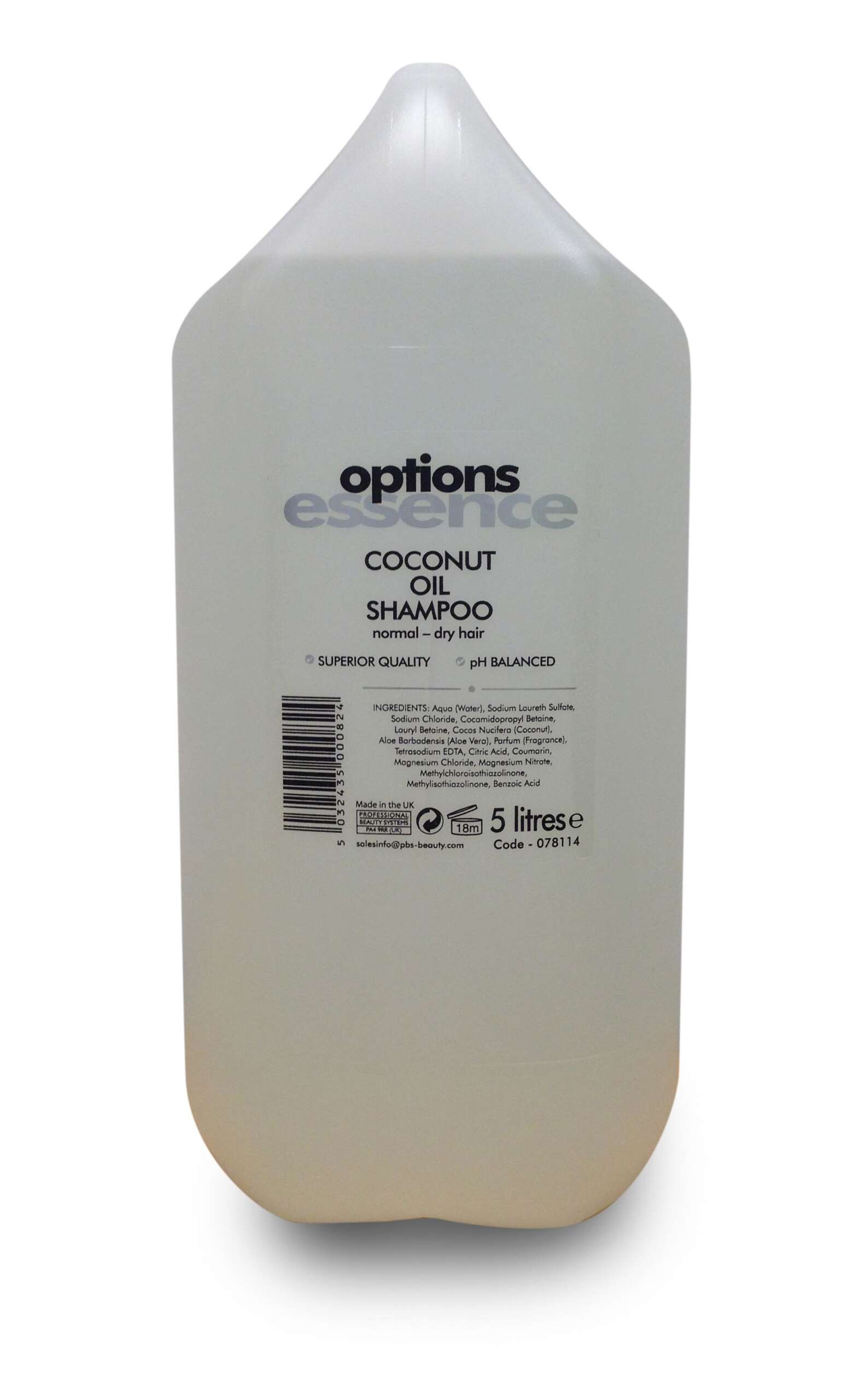 Pbs Beauty Option Essence Coconut Oil Shampoo 1000ml / 5000ml