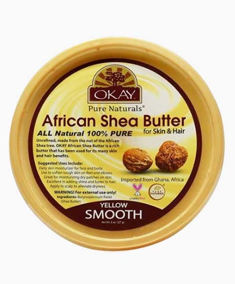 Okay  Pure Naturals African Shea Butter Yellow Smooth