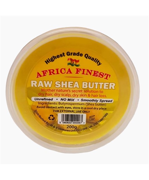 PCC Brands Africa Finest Raw Shea Butter Yellow