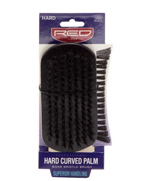 Red By Kiss Kiss Hard Curved Palm Boar Bristle Brush BOR12