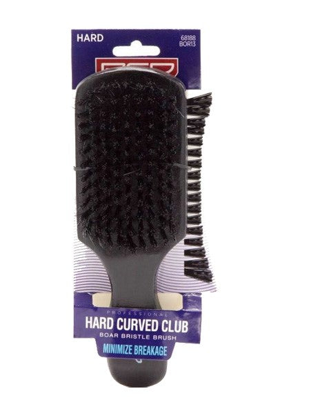 Red By Kiss Hard Curved Club Boar Bristle Brush BOR13