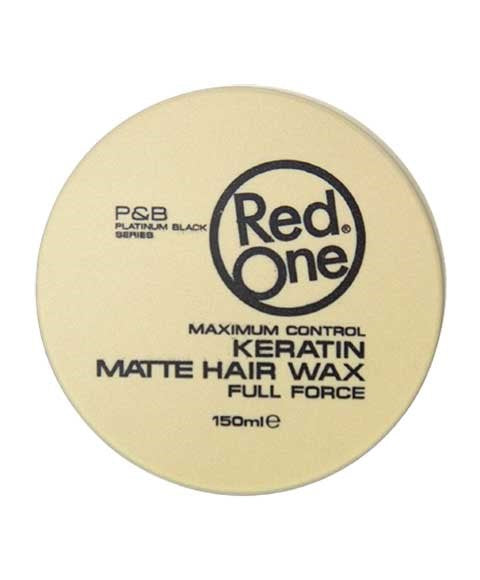 Red One Maximum Control Keratin Matte Hair Wax Full Force