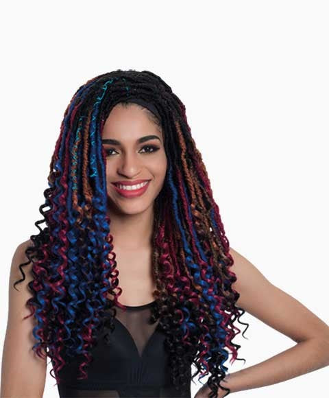 sleek Freedom Syn Cro Curl Faux Locs