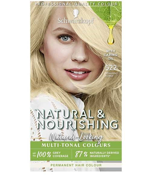 Schwarzkopf Natural And Nourishing Permanent Multi Tonal Colour 522 Extra Light Blonde