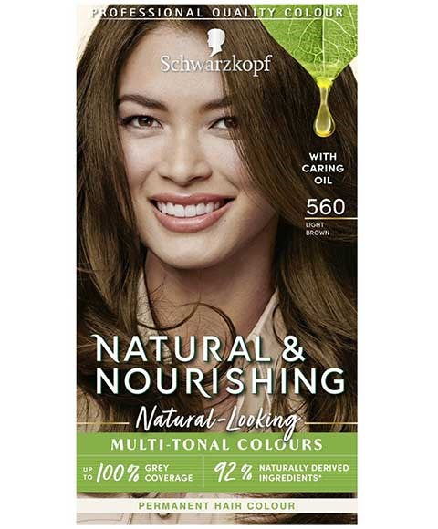 Schwarzkopf Natural And Nourishing Permanent Multi Tonal Colour 560 Light Brown