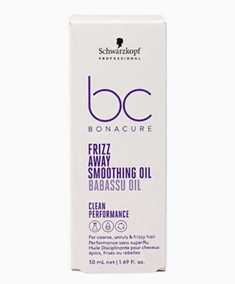 Schwarzkopf Bonacure Frizz Away Smoothing Oil Babassu Oil