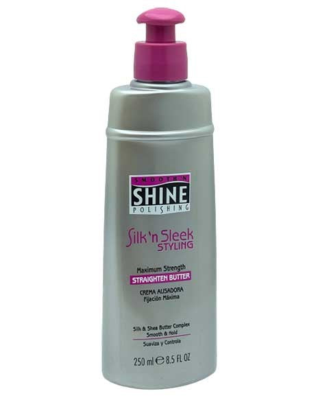 Schwarzkopf Smooth N Shine Silk N Sleek Styling Maximum Strength Straighten Butter