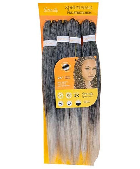 Serenity Spetrabraid 4X Pre Stretched Syn Luxury Premium Hair