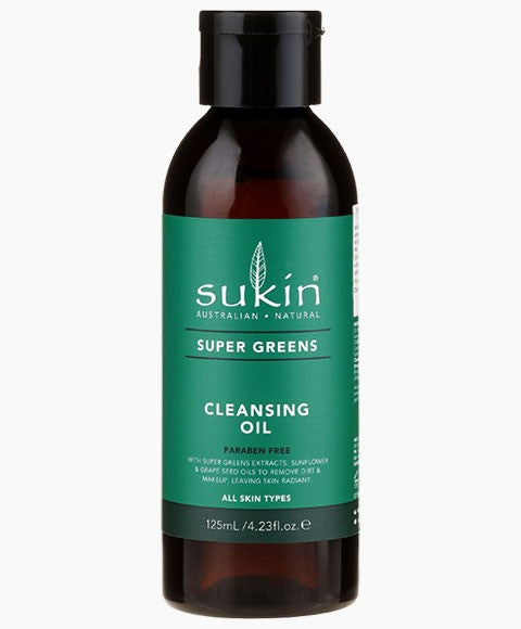 sukin Australian Natural Skincare Super Greens Cleansing Oil