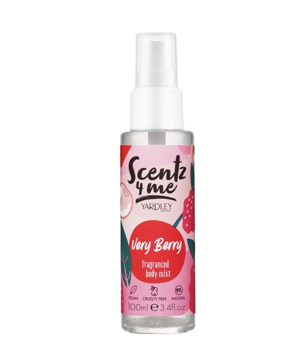 Yardley  Scent 4 Me Very Berry Fragranced Body Mist