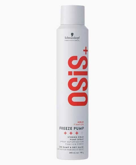 Schwarzkopf Osis Plus Hold Fixation Freeze Pump Strong Hold Pump Spray