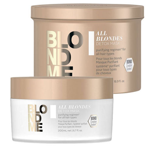 Schwarzkopf Blondme All Blondes Detox Mask 200ml - 500ml