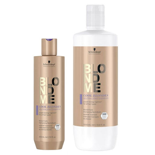 Schwarzkopf Blondme Cool Blondes Neutralizing Shampoo 300ml - 1000ml