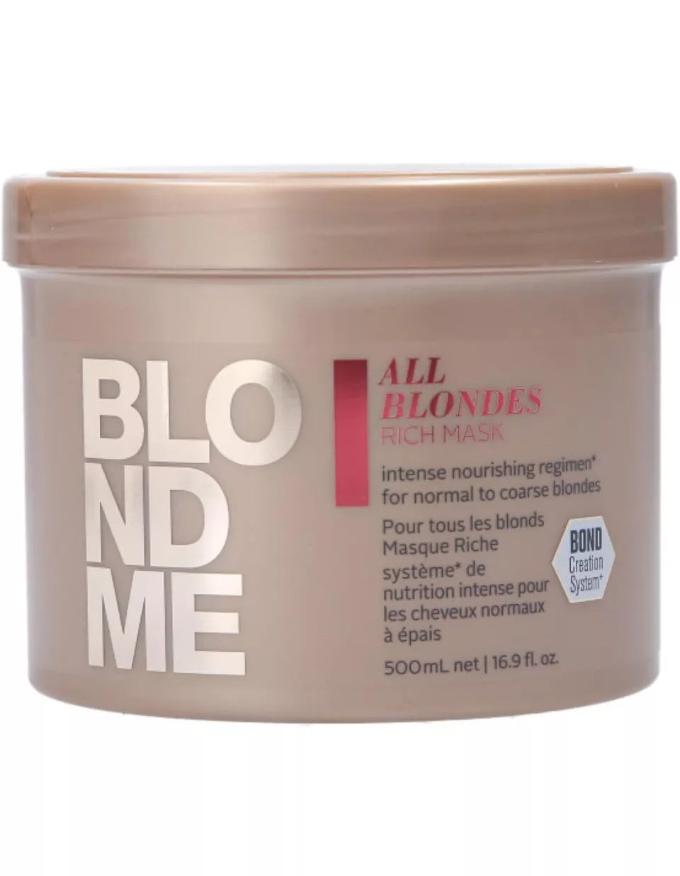 Schwarzkopf Blondme Keratin Restore All Blondes Rich Mask 30ml - 500ml