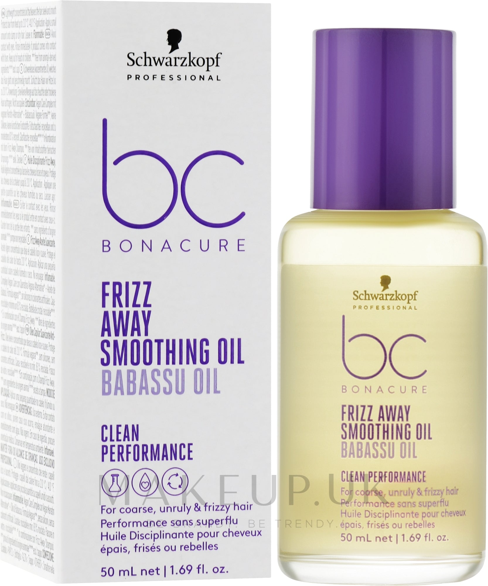 Schwarzkopf Professional Babassu Oil Bonacure Frizz Away Smoothing Oil 50ml