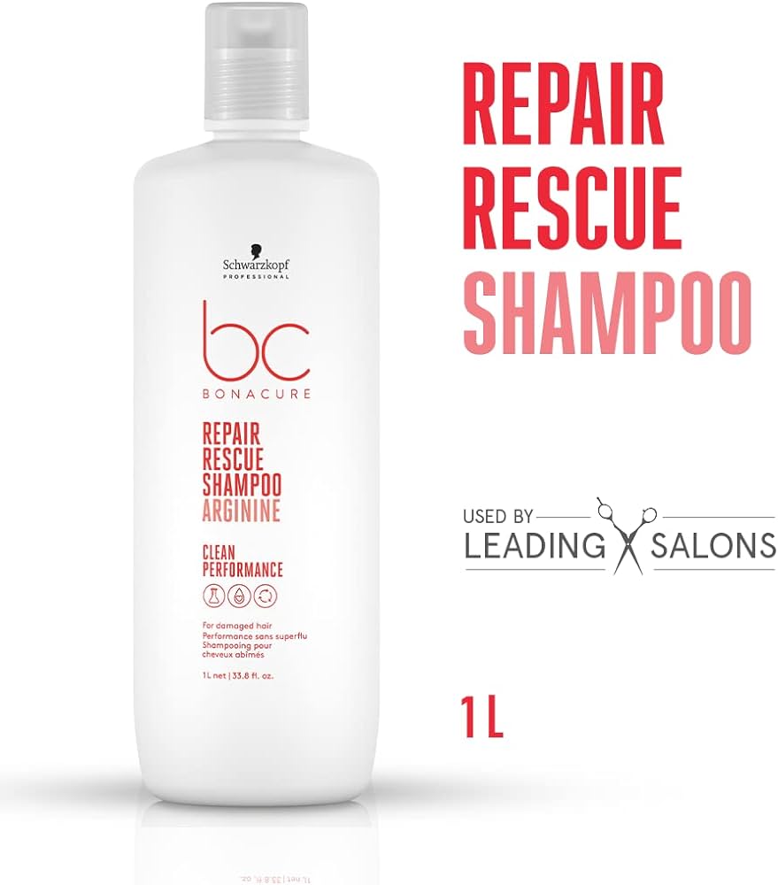 Schwarzkopf Bonacure Repair Rescue Arginine Shampoo 250ml / 1000ml