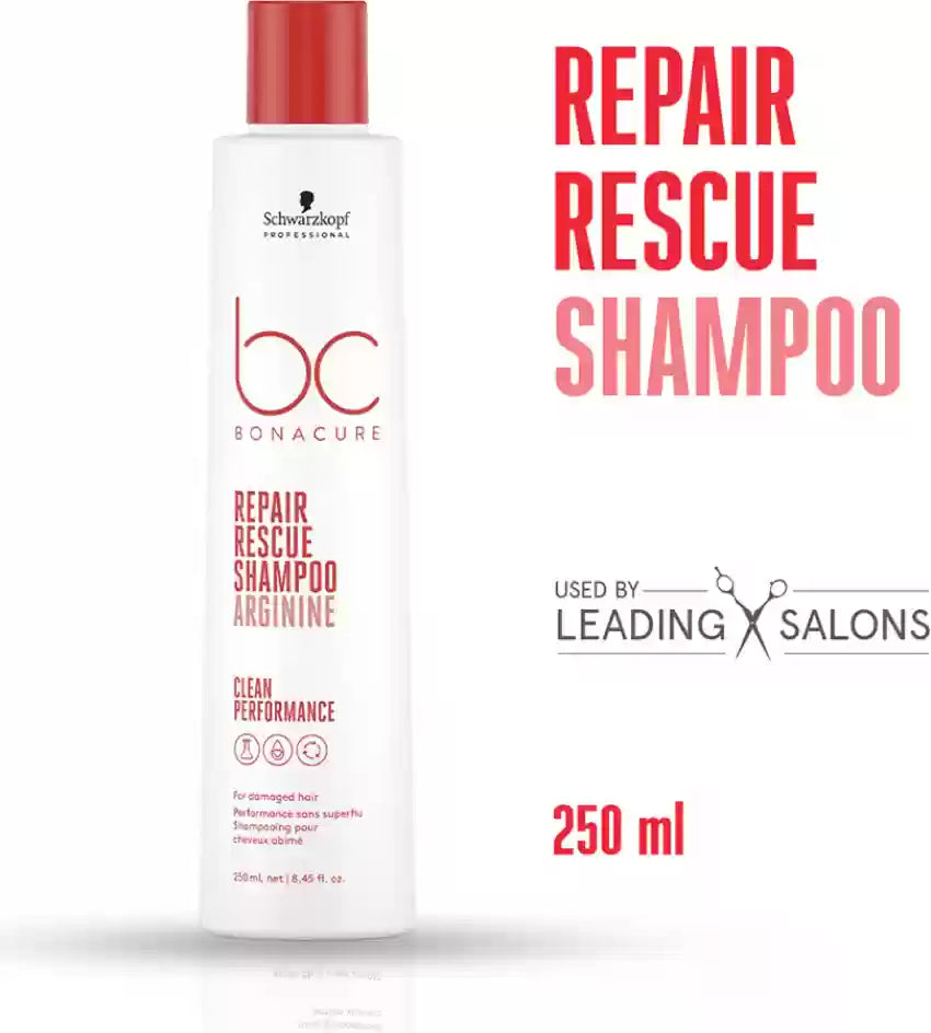 Schwarzkopf Bonacure Repair Rescue Arginine Shampoo 250ml / 1000ml