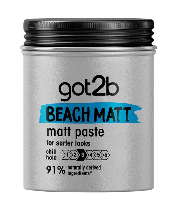 Schwarzkopf Got2b Beach Matt Paste 3 Medium Hold 100ml