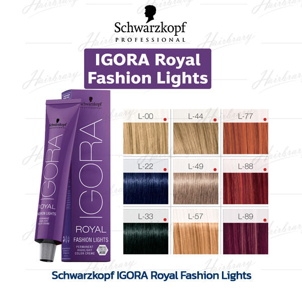 Schwarzkopf Igora Royal Fashion Lights Permanent Highlight Color Creme 60ml