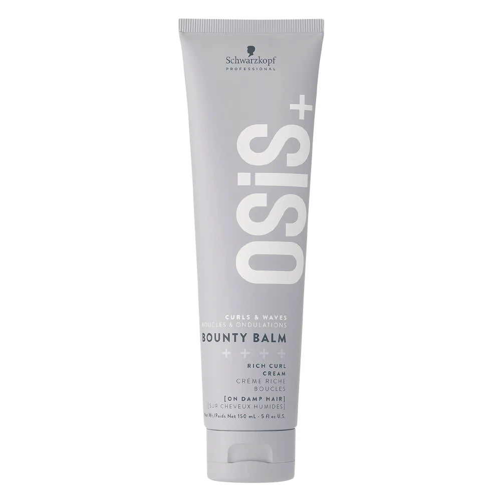 Schwarzkopf Osis Plus Bounty Balm Frizz Reducing Curl Cream 150ml - Curls & Waves