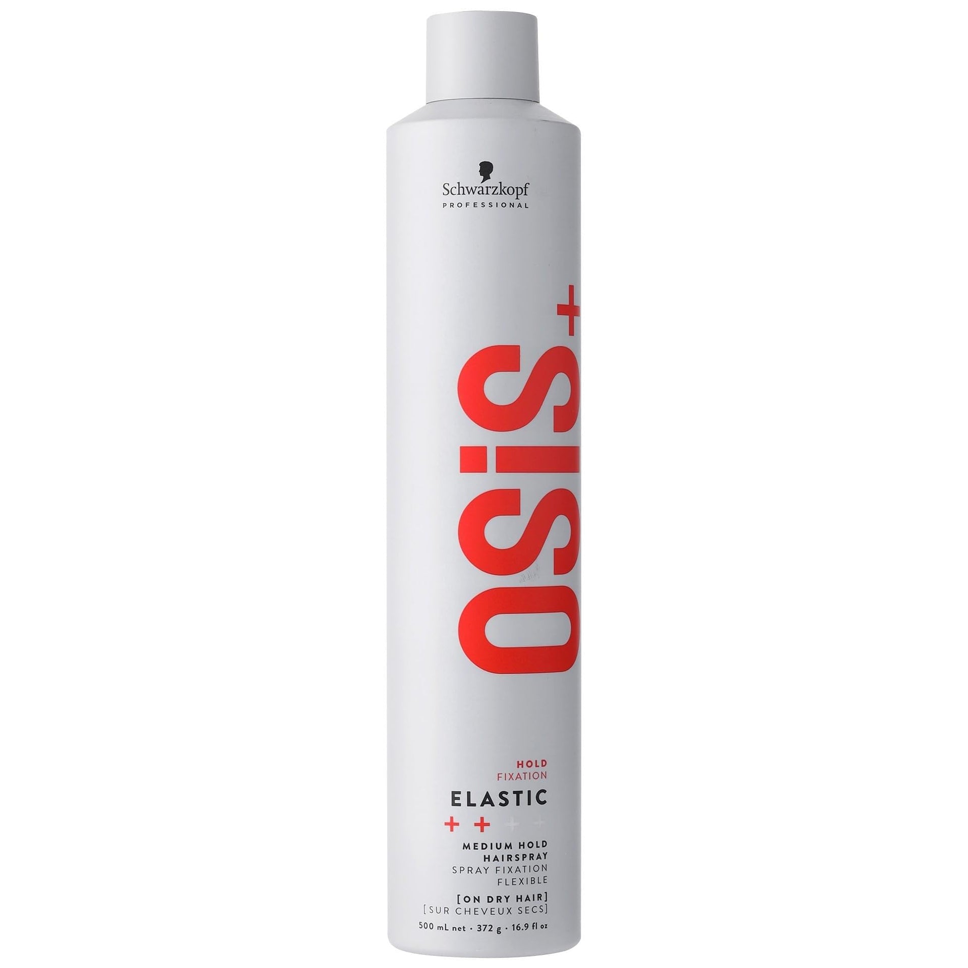 Schwarzkopf Osis Plus Hold Fixation Elastic Medium Hold Hairspray - 500ml