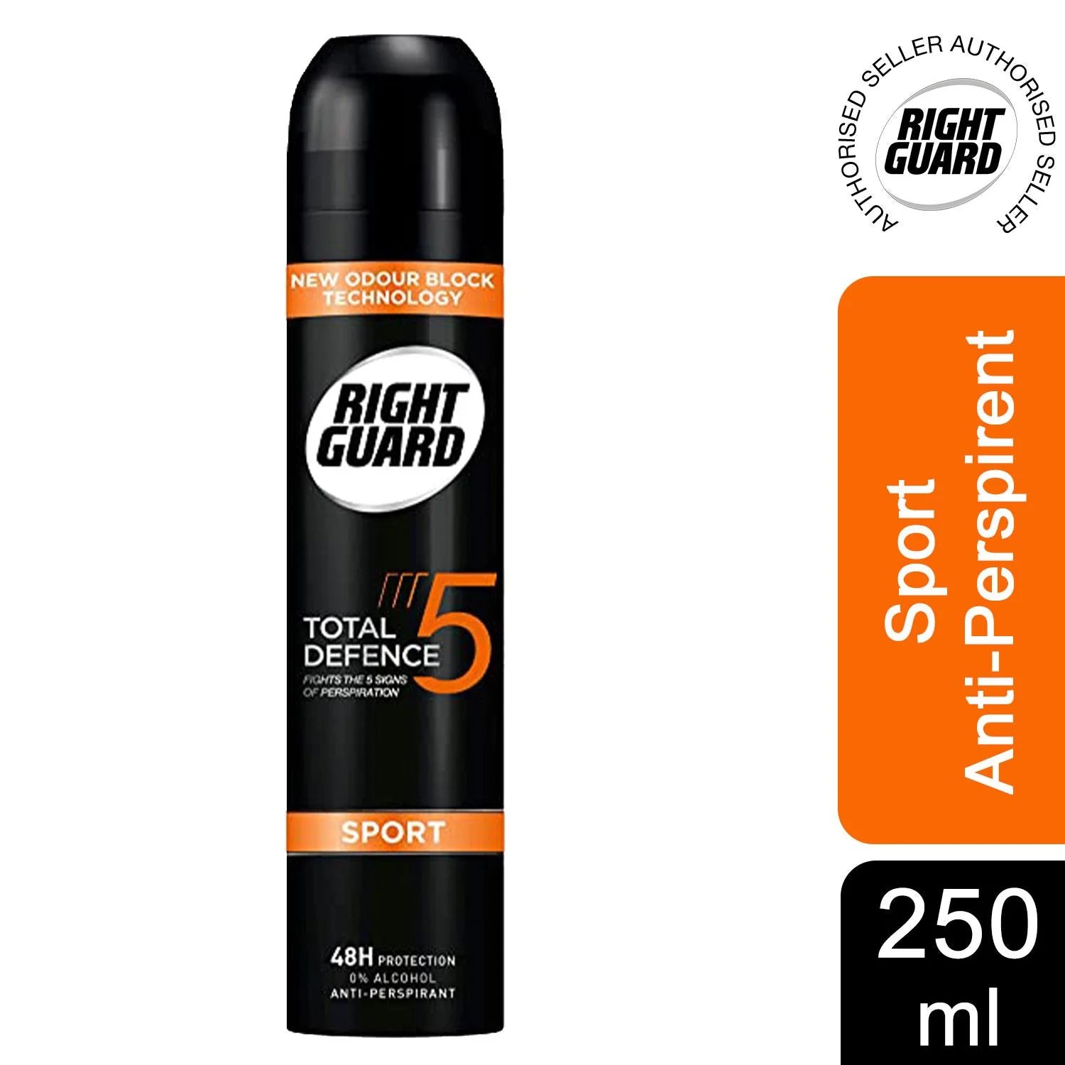 Schwarzkopf Right Guard Total Defence 5 Sport 48H Protection Antiperspirant - 250ml