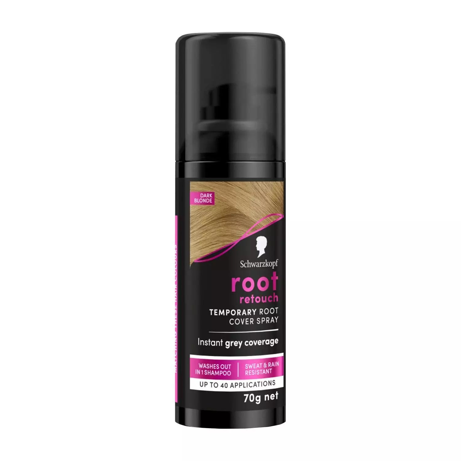 Schwarzkopf Root Retouch Temporary Root Cover Spray, Dark Blonde 120ml