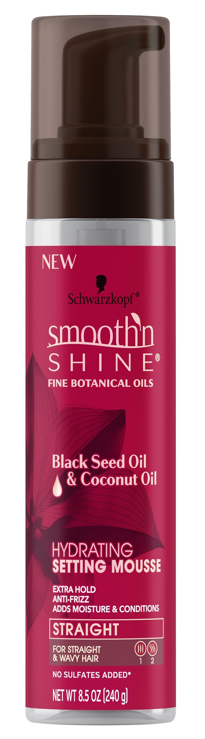 Schwarzkopf Smooth And Shine Hydrating Setting Mousse 240g