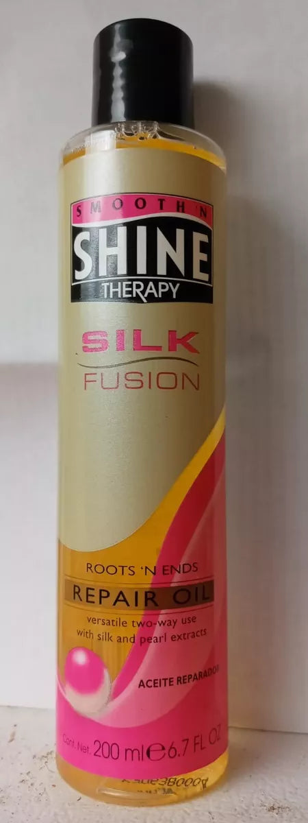 Schwarzkopf Smooth Shine Therapy Silk Fusion Repair Oil Leave In Treatment 18ml