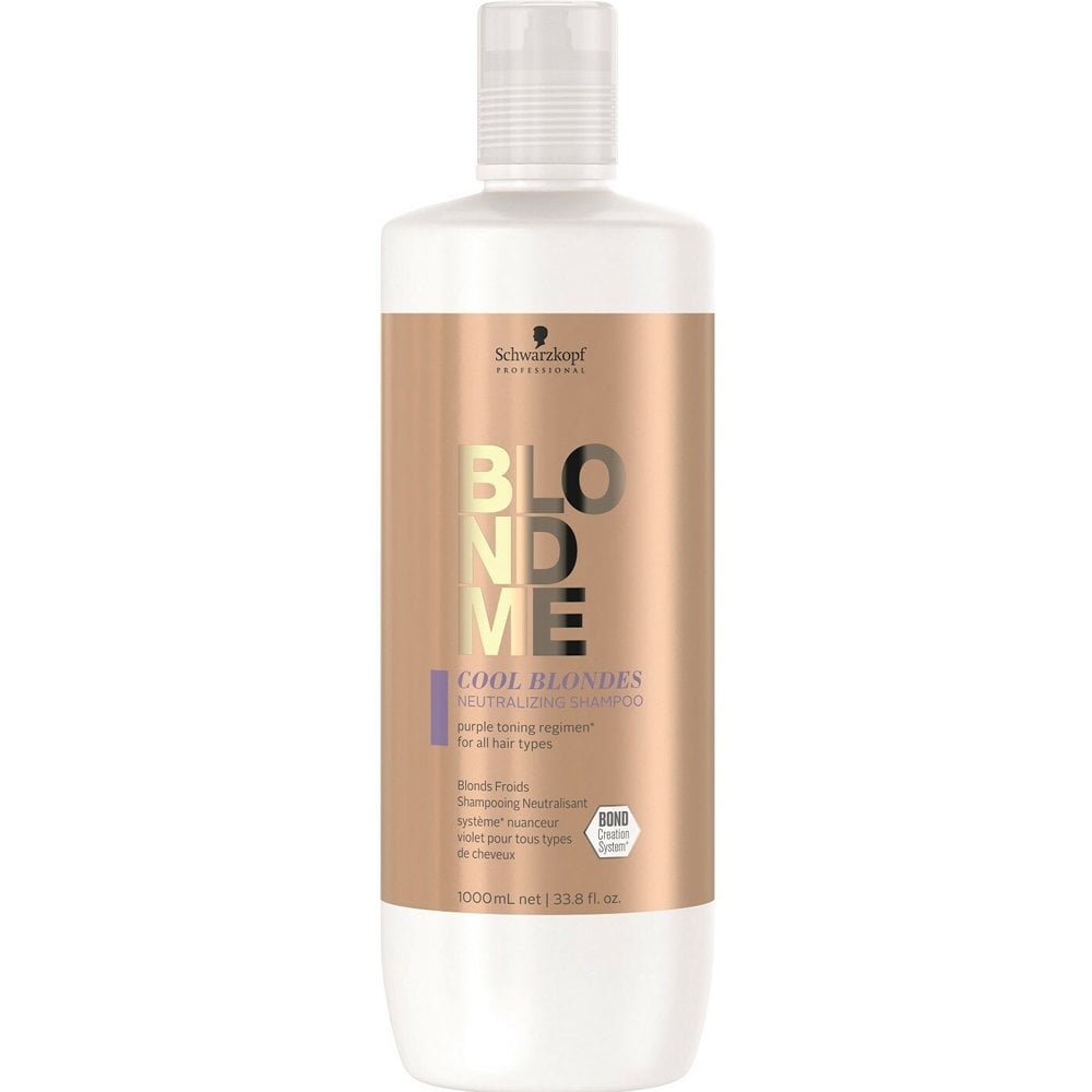 Schwarzkopf Blondme Cool Blondes Neutralizing Shampoo 300ml - 1000ml