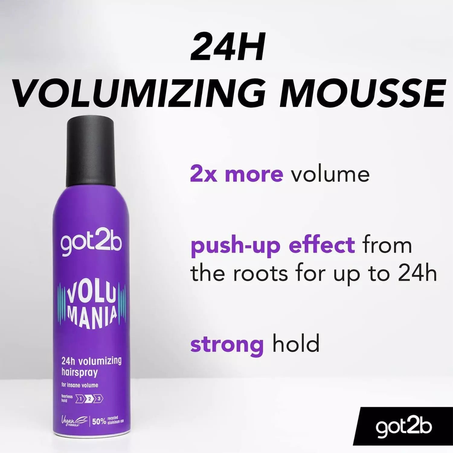 Schwarzkopf got2b Volumaniac Mousse 24H Volumising Mousse - 250ml