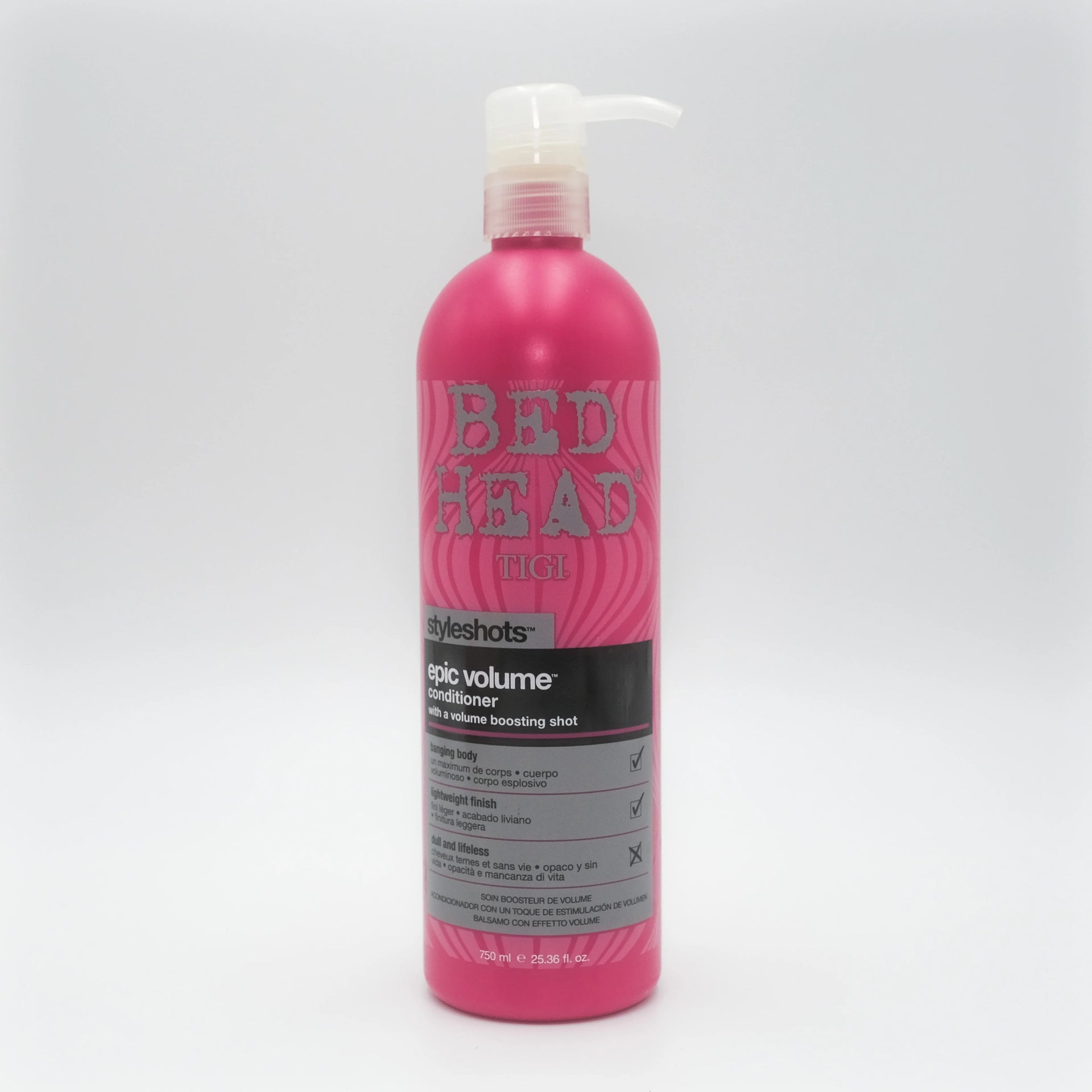 Bed Head By Tigi Style Shots Epic Volume Conditioner 750ml