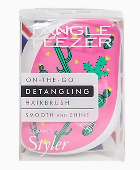 Tangle Teezer On The Go Detangling Hairbrush Compact Styler Cacti Cool