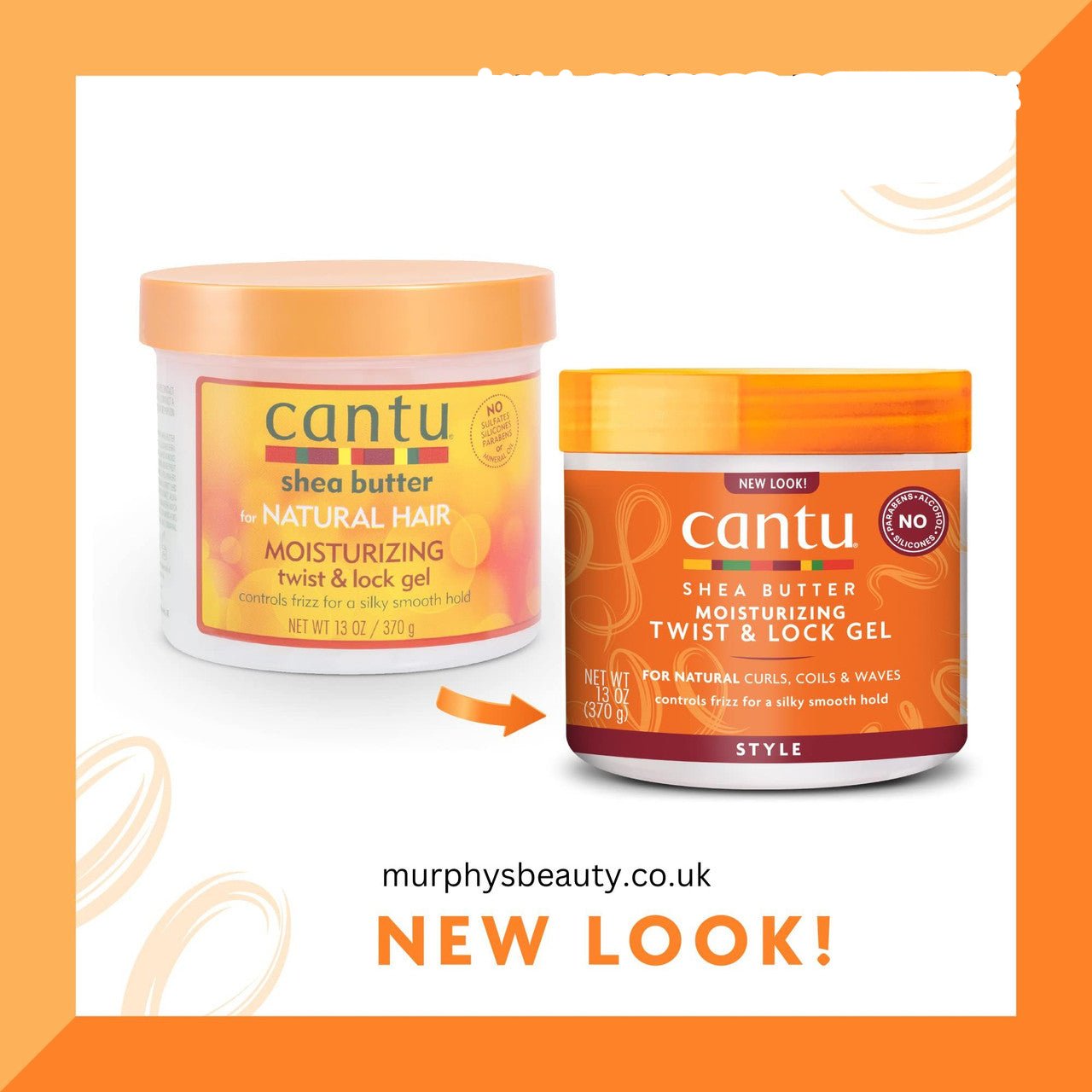 Cantu Moisturizing Twist And Lock Gel 370g