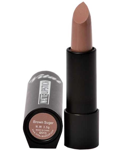 Vital Makeup  Matte Lipstick Brown Sugar