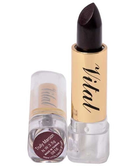 Vital Makeup  Moisturizing Lipstick Trully Maroon