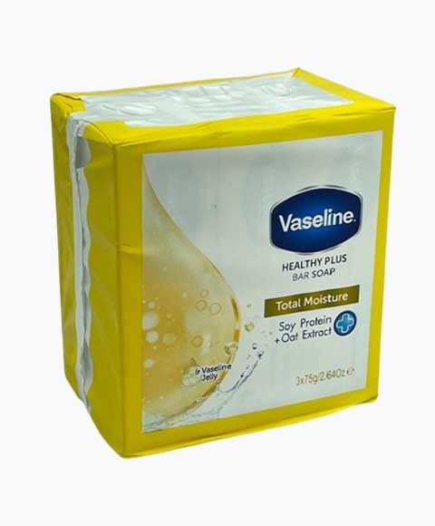 Vaseline Total Moisture Soy Protein Healthy Plus Bar Soap