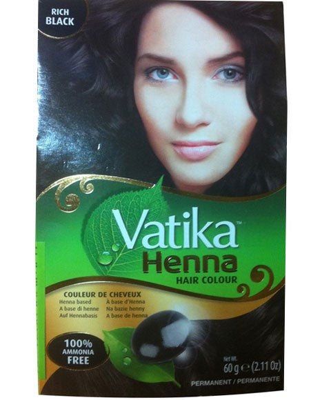 Dabur Henna Permanent Hair Color Rich Black