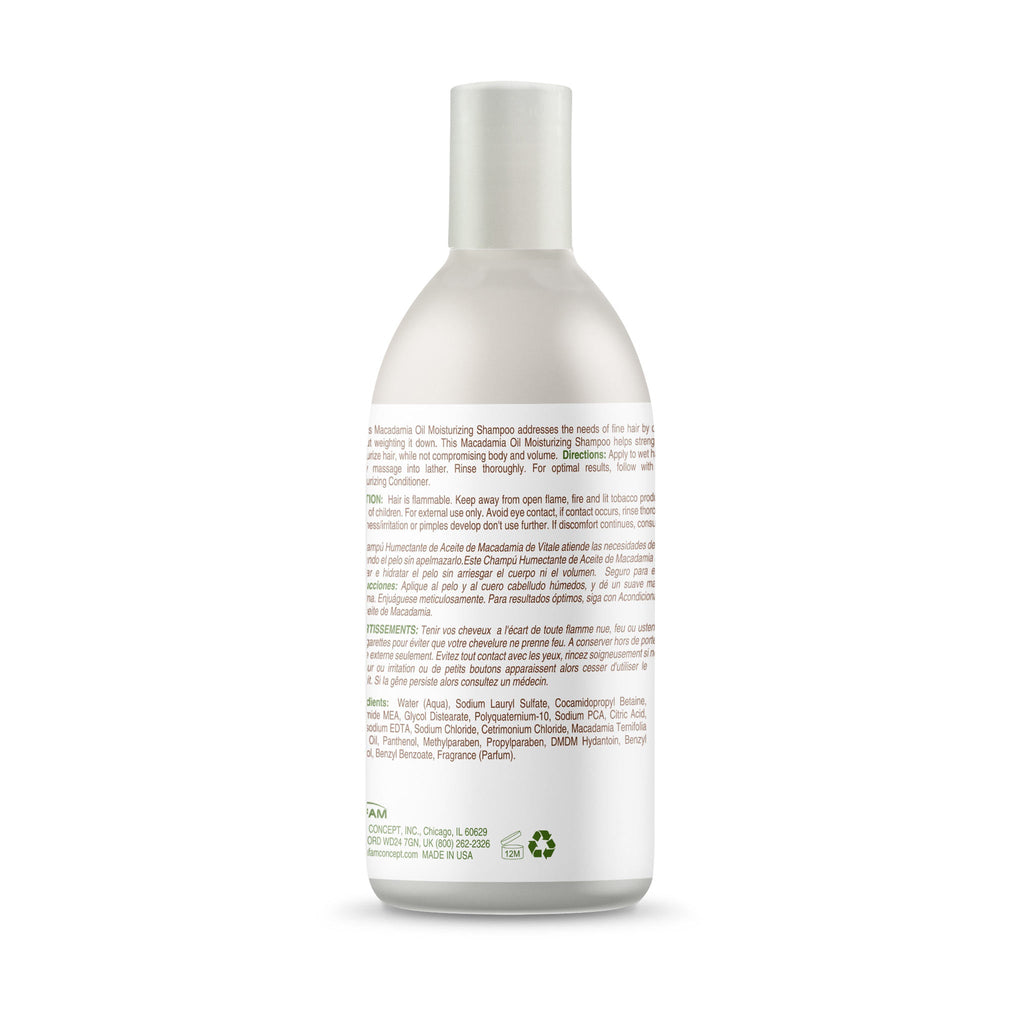 Vitale Moisturizing Shampoo With Macadamia Oil 355ml