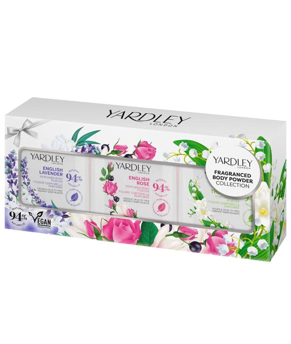 Yardley  Floral Fragranced Mini Body Powder Collection Gift Set