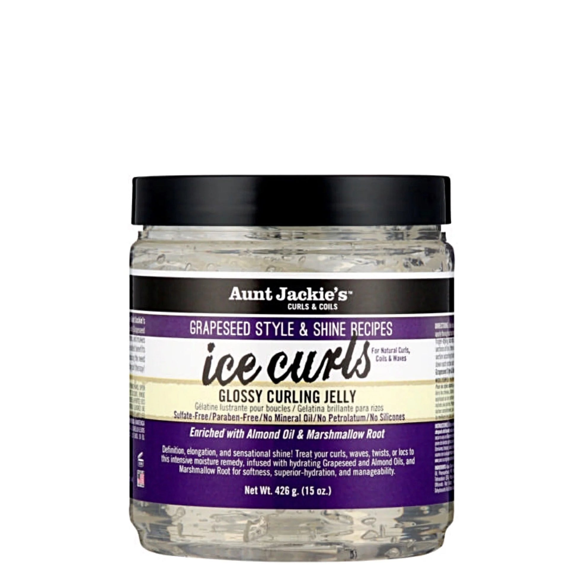 Aunt Jackie's Grapeseed Style and Shine Ice Curls Glossy Curling Jelly 426g