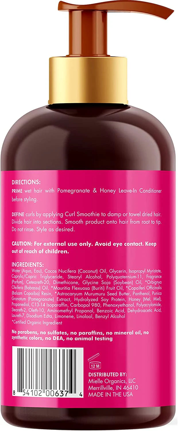 Mielle Organics Pomegranate & Honey Curl Smoothie For Thick Hair - 355ml