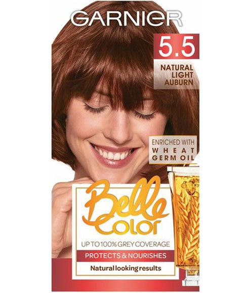 Garnier Belle Color Creme Permanent 5.5 Natural Light Auburn