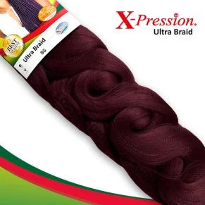 X Pression Syn Ultra Braid X-PRESSION Ultra Hair Braid (Braiding) Extension (Choice of Colours)