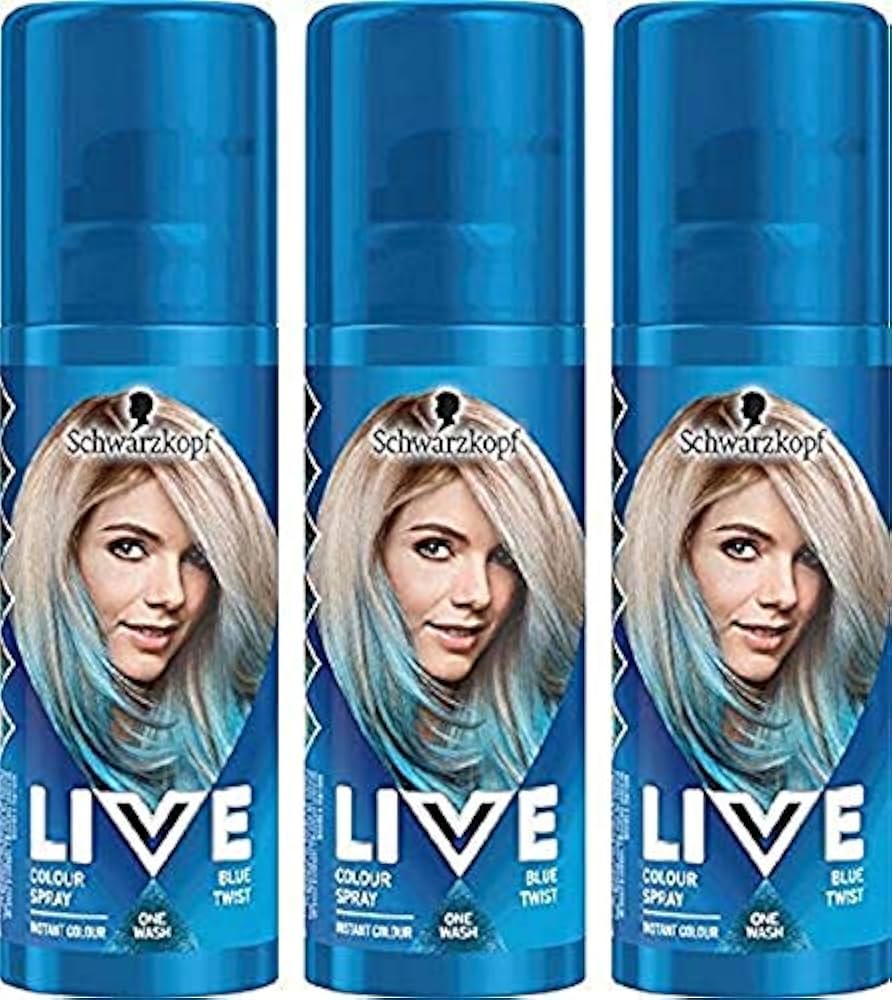 Schwarzkopf Live One Wash Color Spray Instant Colour 120ml - 1 & 3 pack