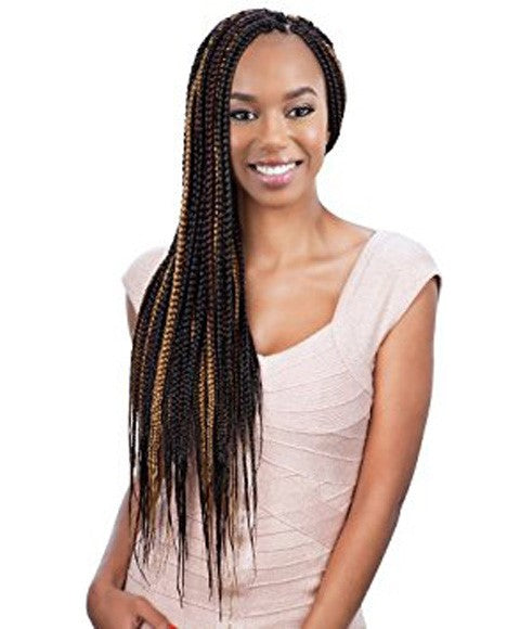 Model Model  Syn Box Braids Medium